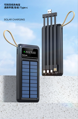Универсальный литий-ионный солнечный энергетический банк 20000mAh энергетический банк с 3A выходным напряжением 5V